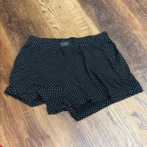 Victoria's Secret Black and White Dotted Sleep Shorts